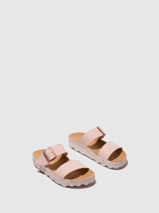 Chinelos em pele vegan As Portuguesas COLY rosa