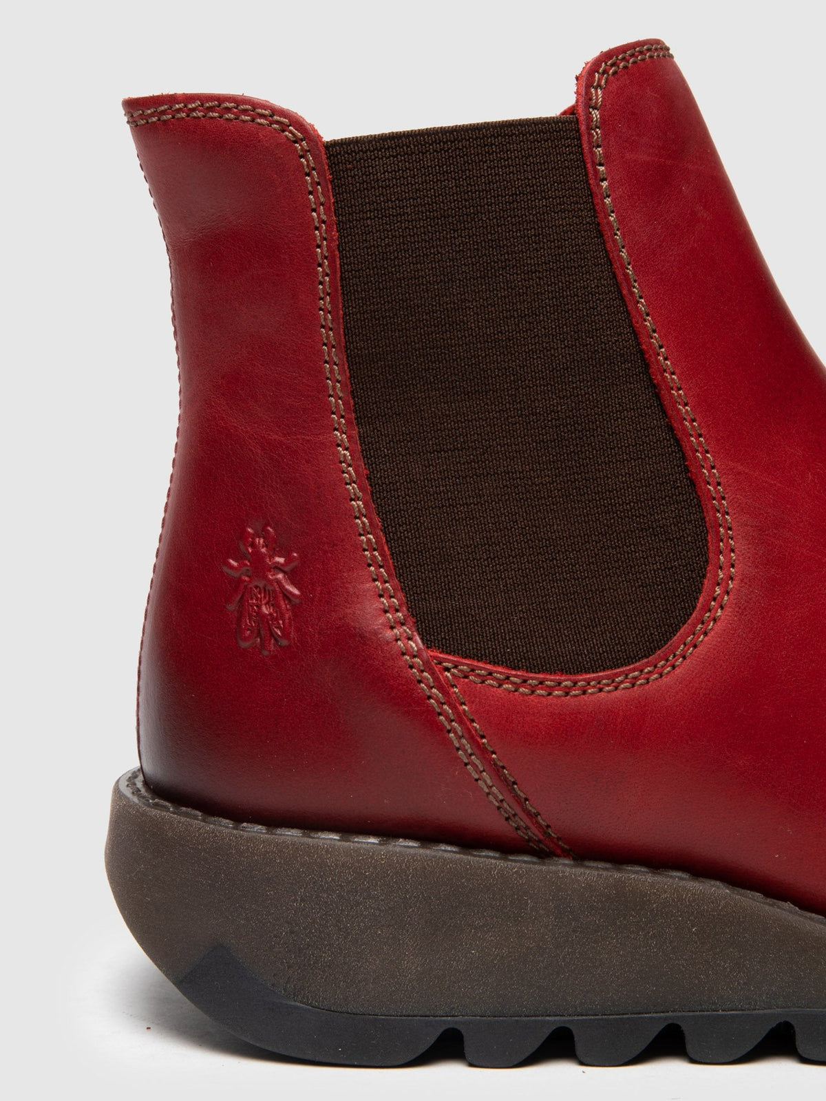 Botins Chelsea FLY London SALV vermelho
