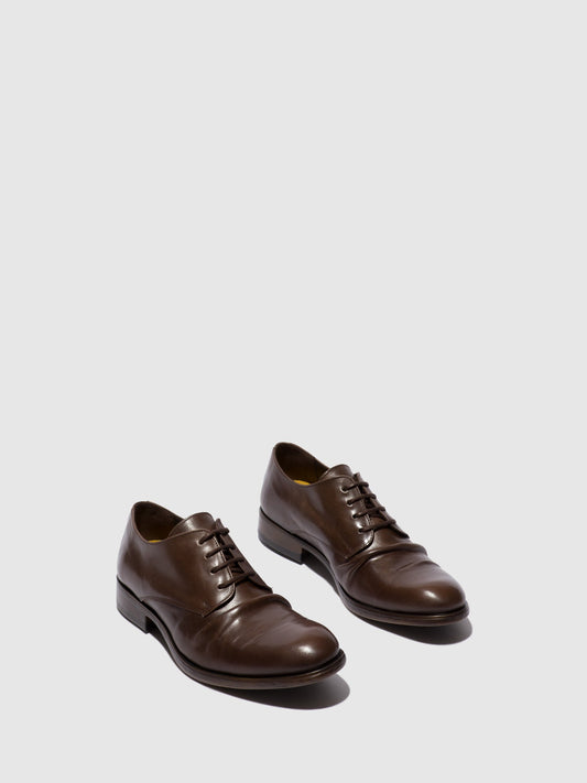 Sapatos em pele FLY London MASK eco mocca