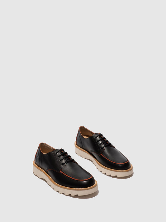 Sapatos em pele FLY London ROUL preto