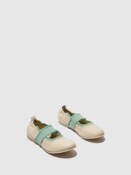 Sabrinas em pele FLY London GECH offwhite menta