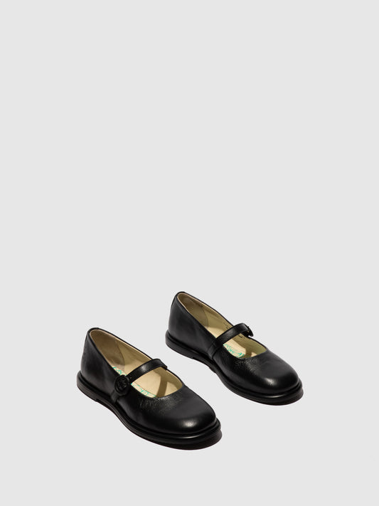 Sabrinas em pele FLY London DEIK preto