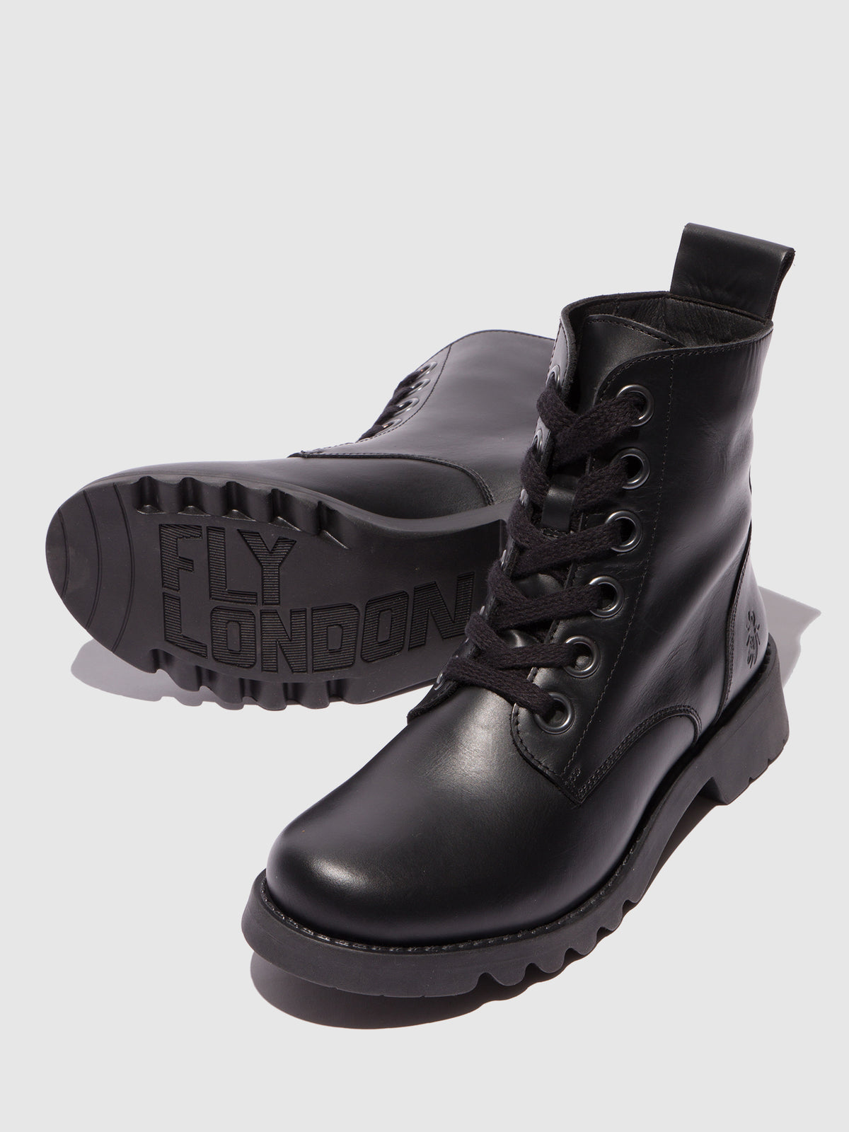 Botins em pele FLY London RAMY preto