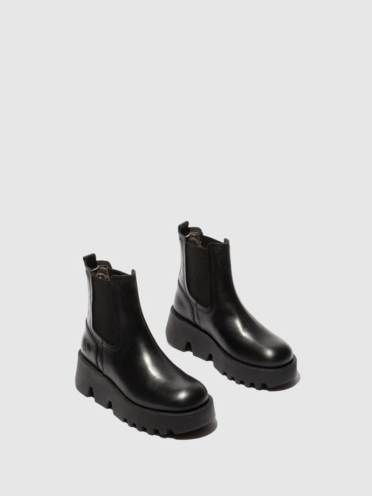 Botins em pele FLY London ZUFY preto