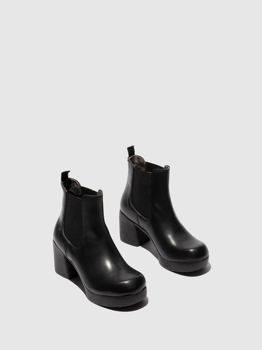 Botins em pele FLY London FAMY preto