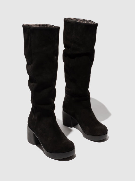 Botas em camurça FLY London FOIZ preto