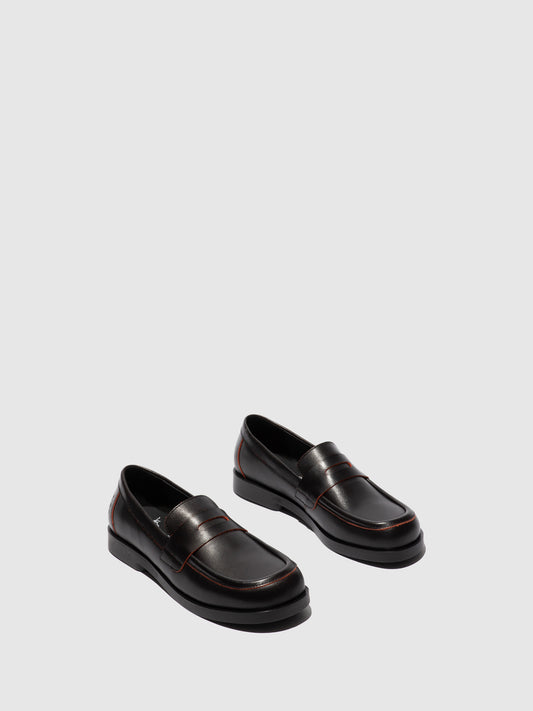 Sapatos em pele FLY London ANKI preto/vermelho