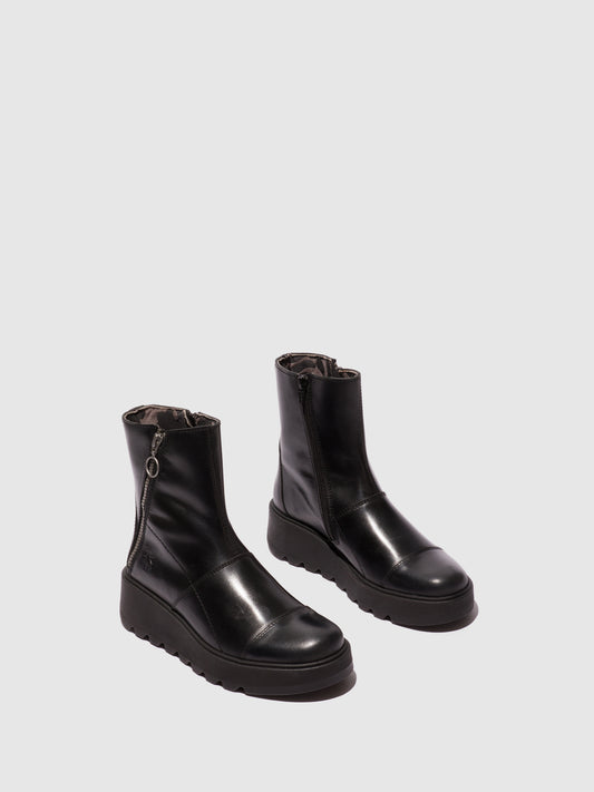Botins em pele FLY London TARP preto