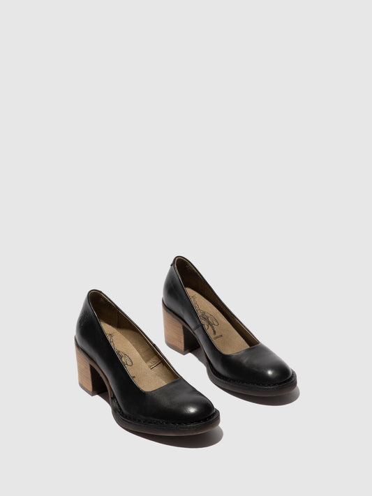 Sapatos em pele FLY London BERY preto