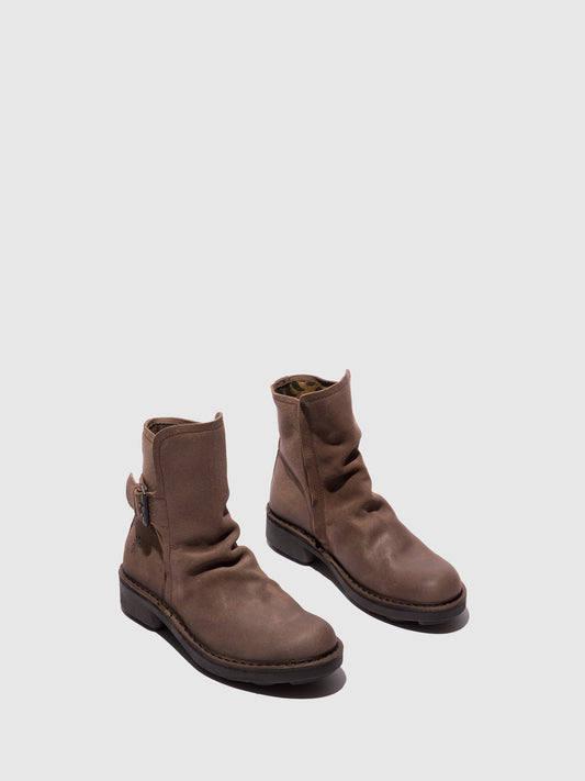 Botins em camurça FLY London NURY taupe