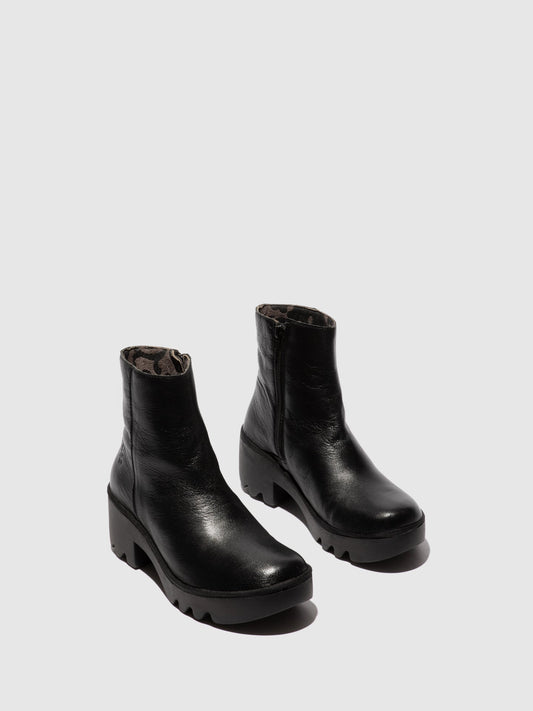 Botins com fecho em pele FLY London TOOR preto