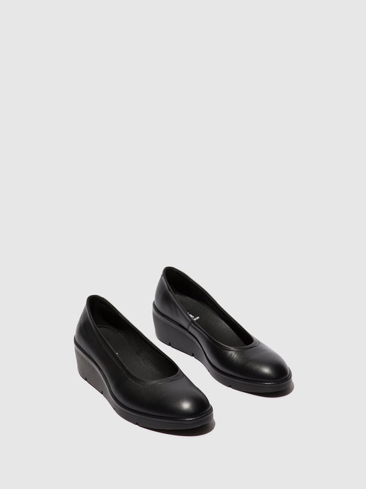 Sapatos em pele FLY London NUMA preto