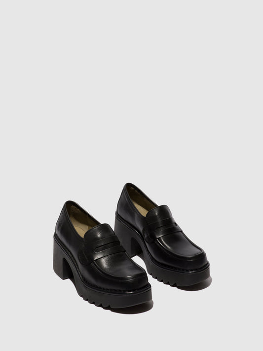 Sapatos em pele FLY London MULY preto