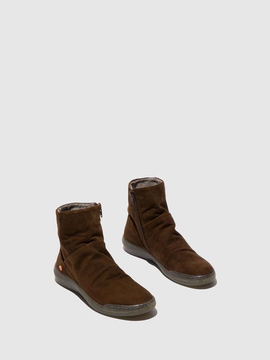 Botins em pele suave Softinos BLER castanho-escuro