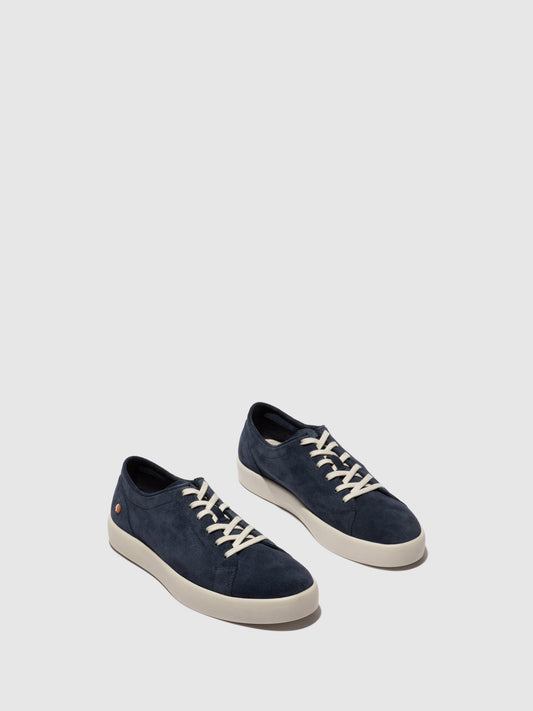 Sapatilhas em pele suave Softinos ROSS azul jeans