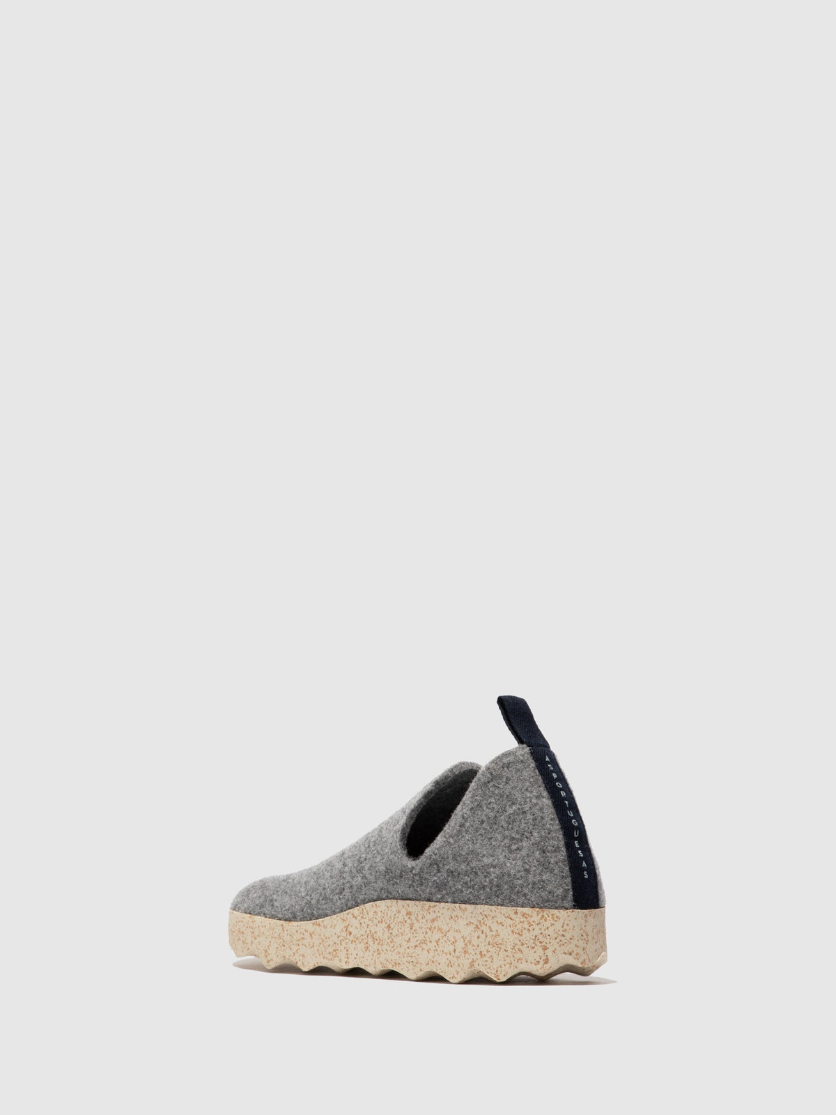 Sapatos slip-on em feltro As Portuguesas CITY L cinza-cimento