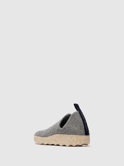 Sapatos slip-on em feltro As Portuguesas CITY L cinza-cimento