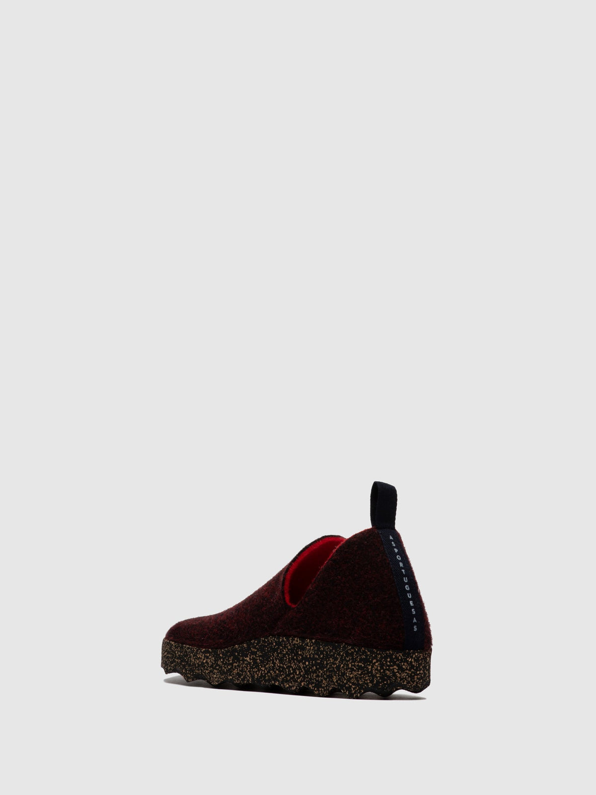 Sapatos slip-on em feltro As Portuguesas CITY L merlot