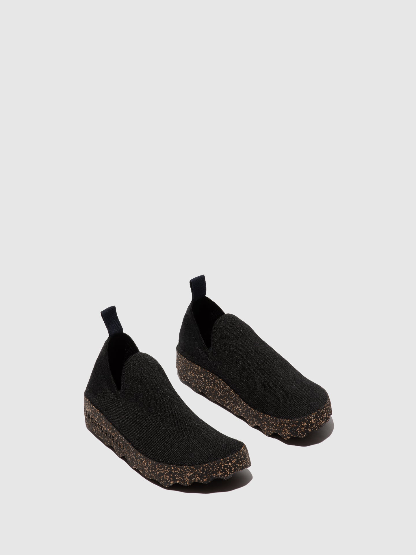 Sapatos abotinados em algodão As Portuguesas CARE preto