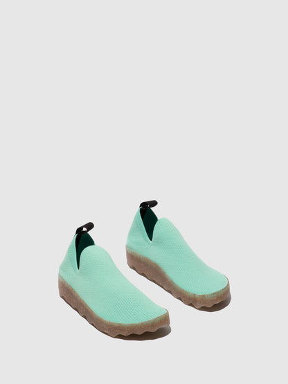 Sapatos abotinados em algodão As Portuguesas CARE menta