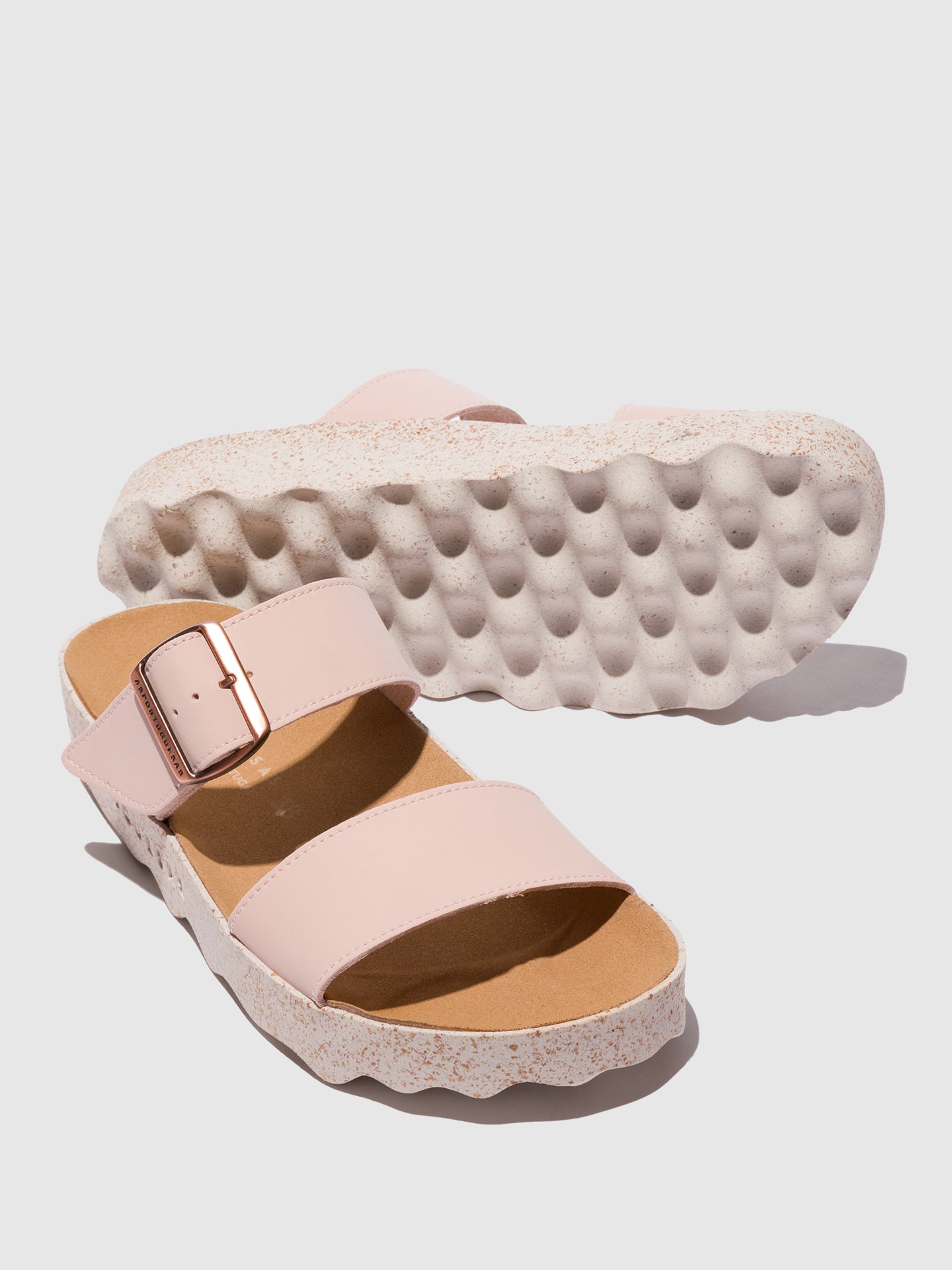 Chinelos em pele vegan As Portuguesas COLY rosa