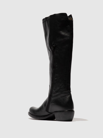 Botas com fecho em pele FLY London MISTRY preto