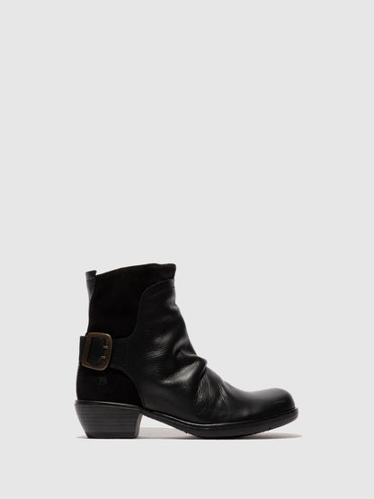 Botins com fivela FLY London MEL preto