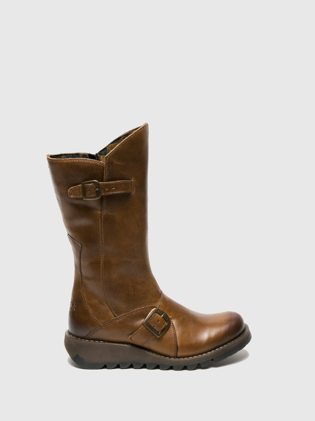 Botas com fivela FLY London MES 2 camel