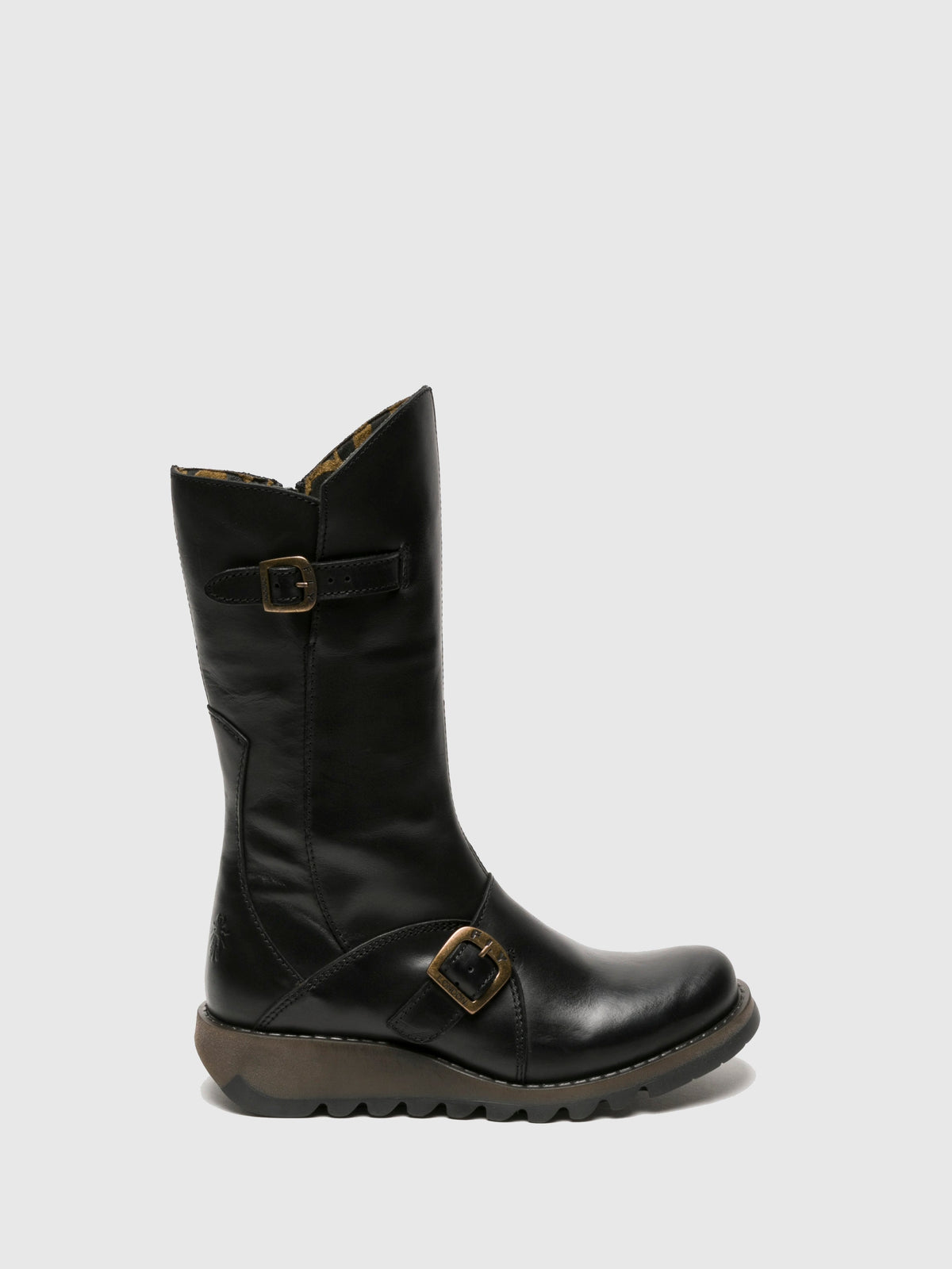 Botas com fivela FLY London MES 2 preto