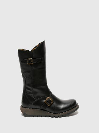Botas com fivela FLY London MES 2 preto