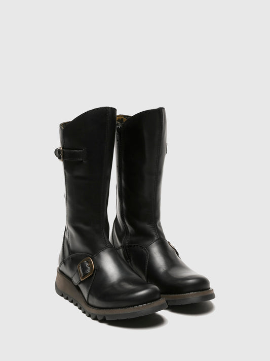 Botas com fivela FLY London MES 2 preto