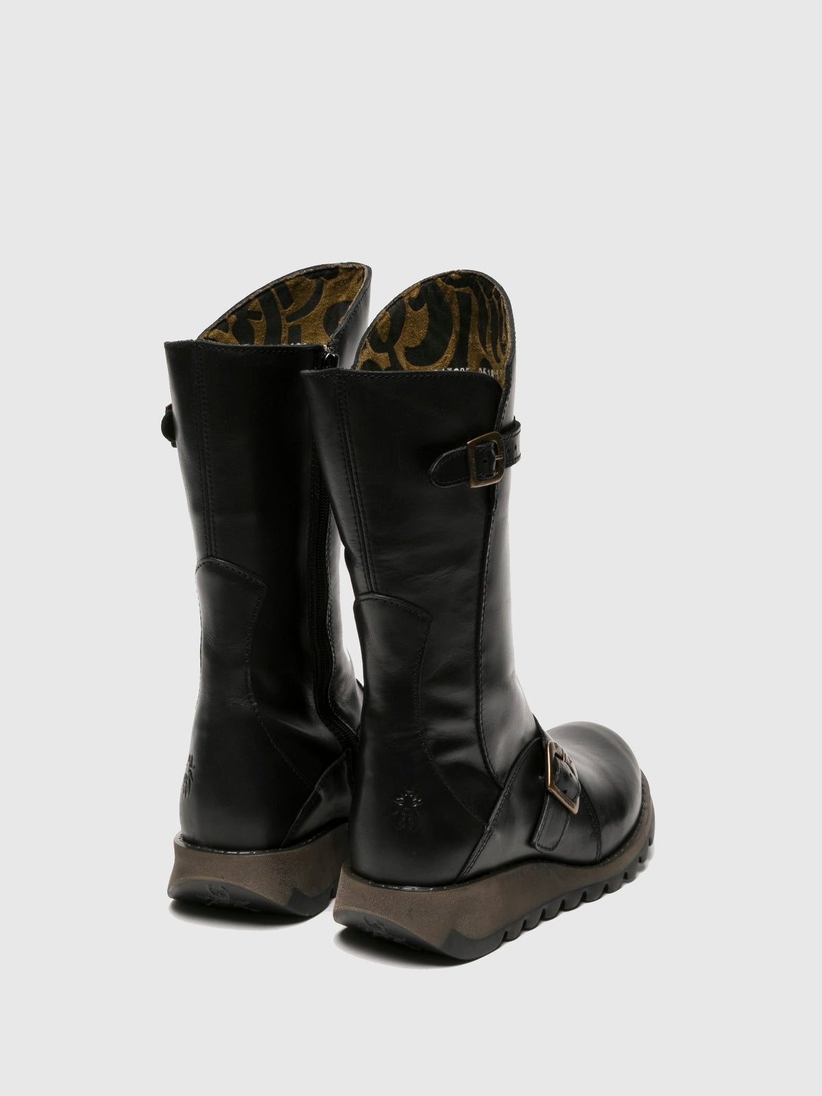 Botas com fivela FLY London MES 2 preto