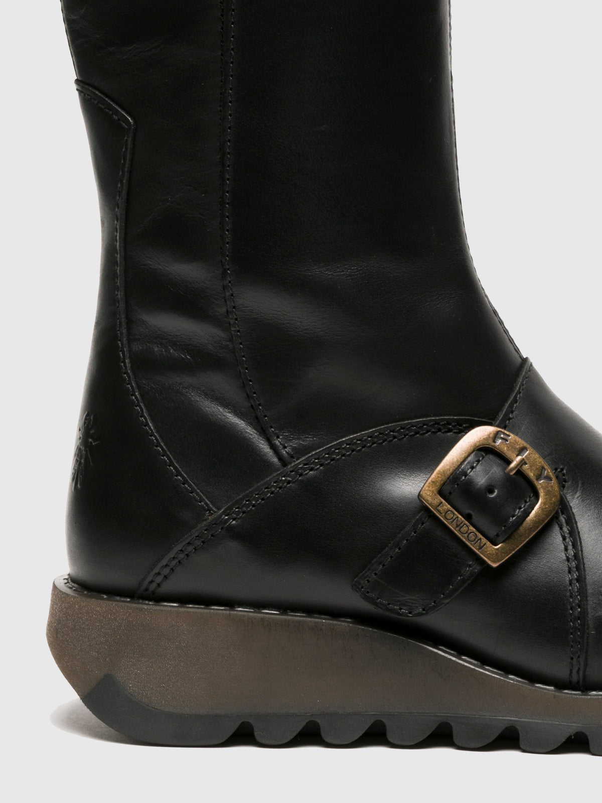 Botas com fivela FLY London MES 2 preto