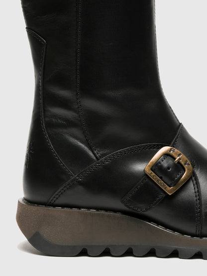 Botas com fivela FLY London MES 2 preto