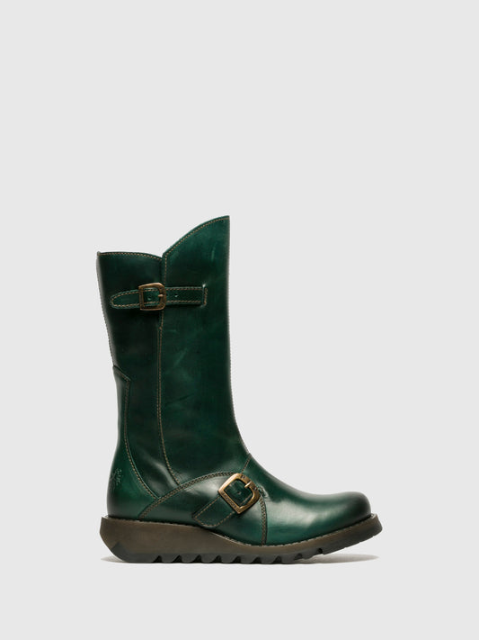 Botas com fivela FLY London MES 2 petrol