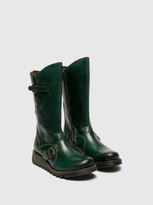 Botas com fivela FLY London MES 2 petrol