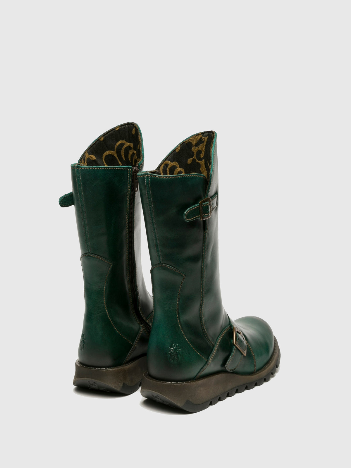 Botas com fivela FLY London MES 2 petrol