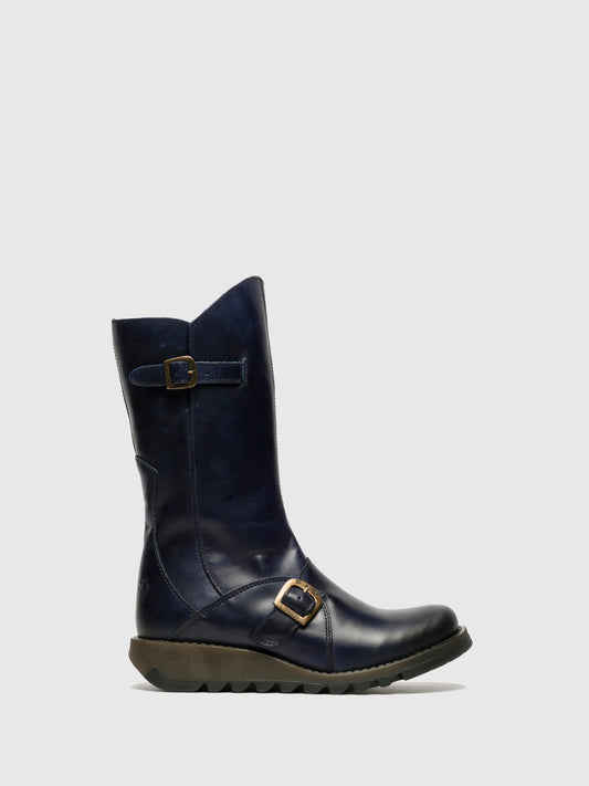 Botas com fivela FLY London MES 2 azul