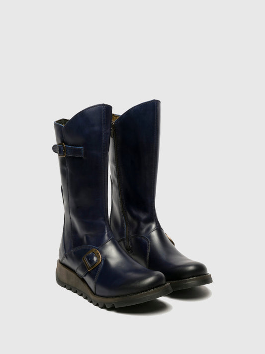 Botas com fivela FLY London MES 2 azul