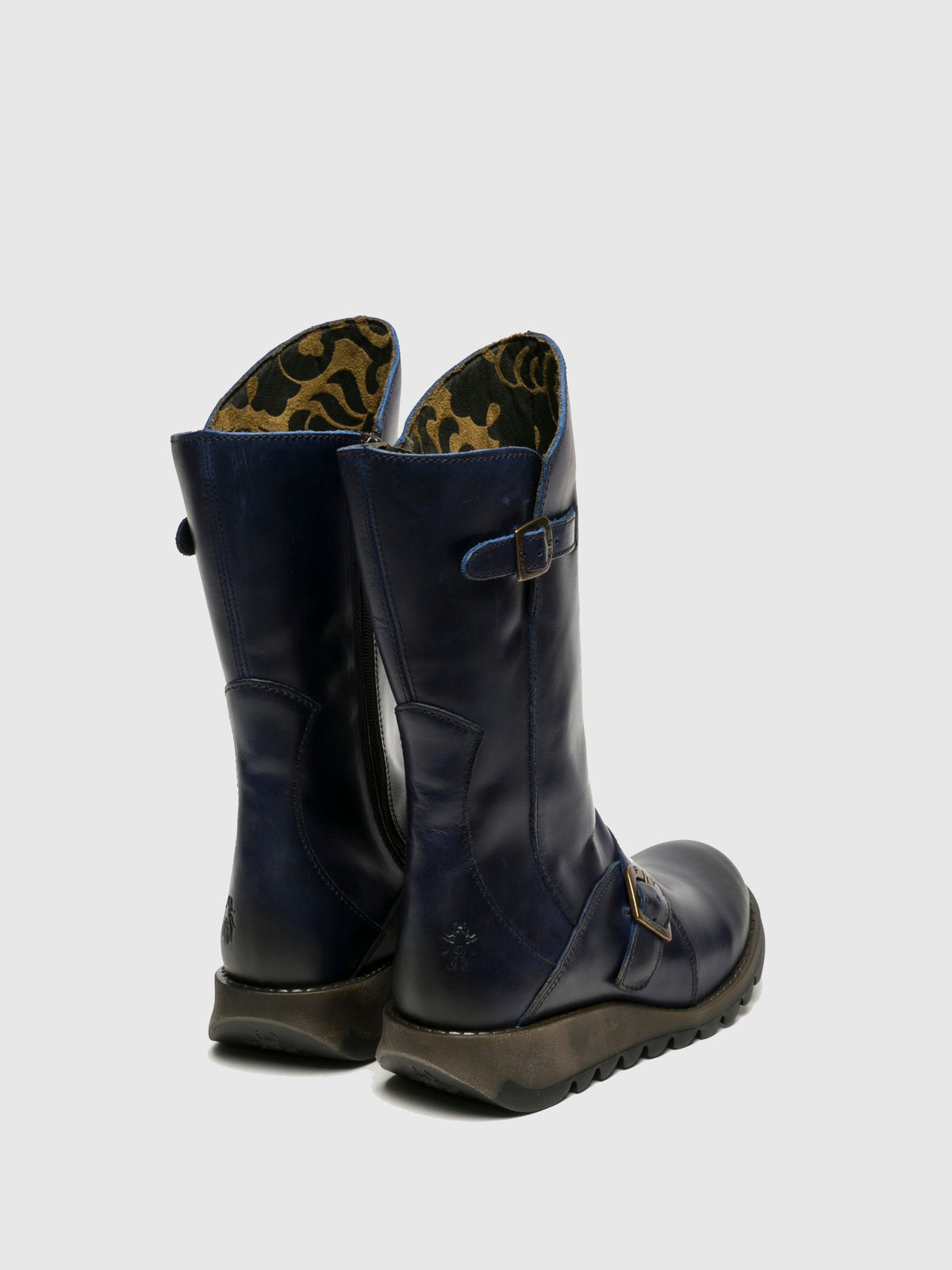 Botas com fivela FLY London MES 2 azul