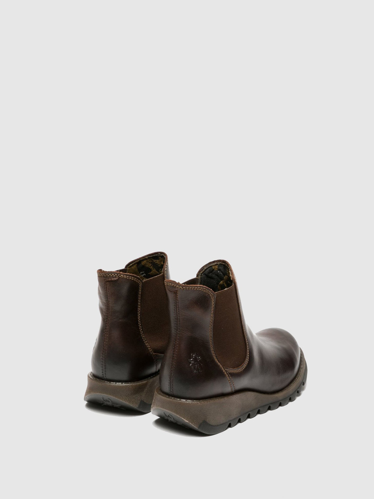 Botins Chelsea FLY London SALV castanho-escuro