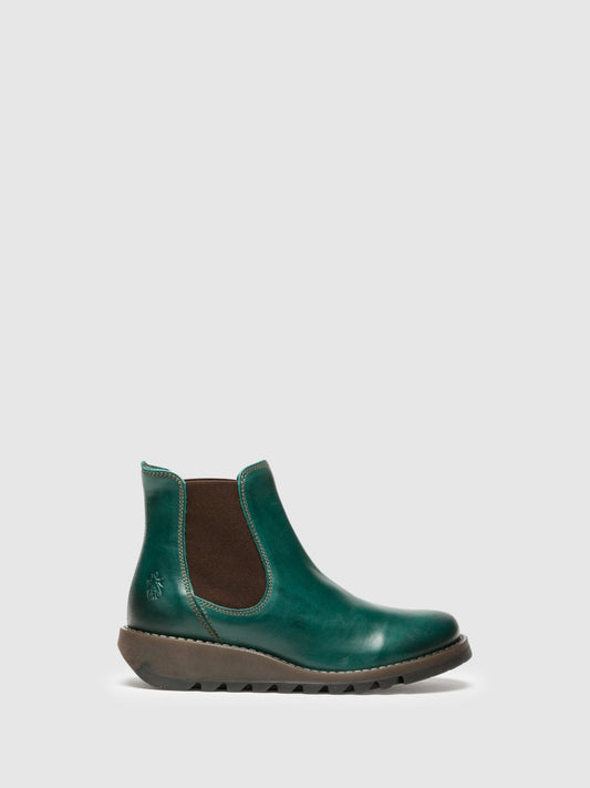 Botins Chelsea FLY London SALV petrol