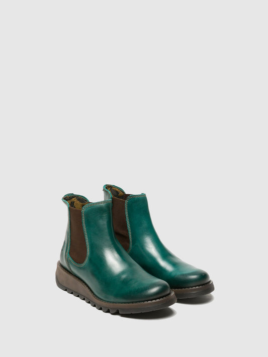 Botins Chelsea FLY London SALV petrol