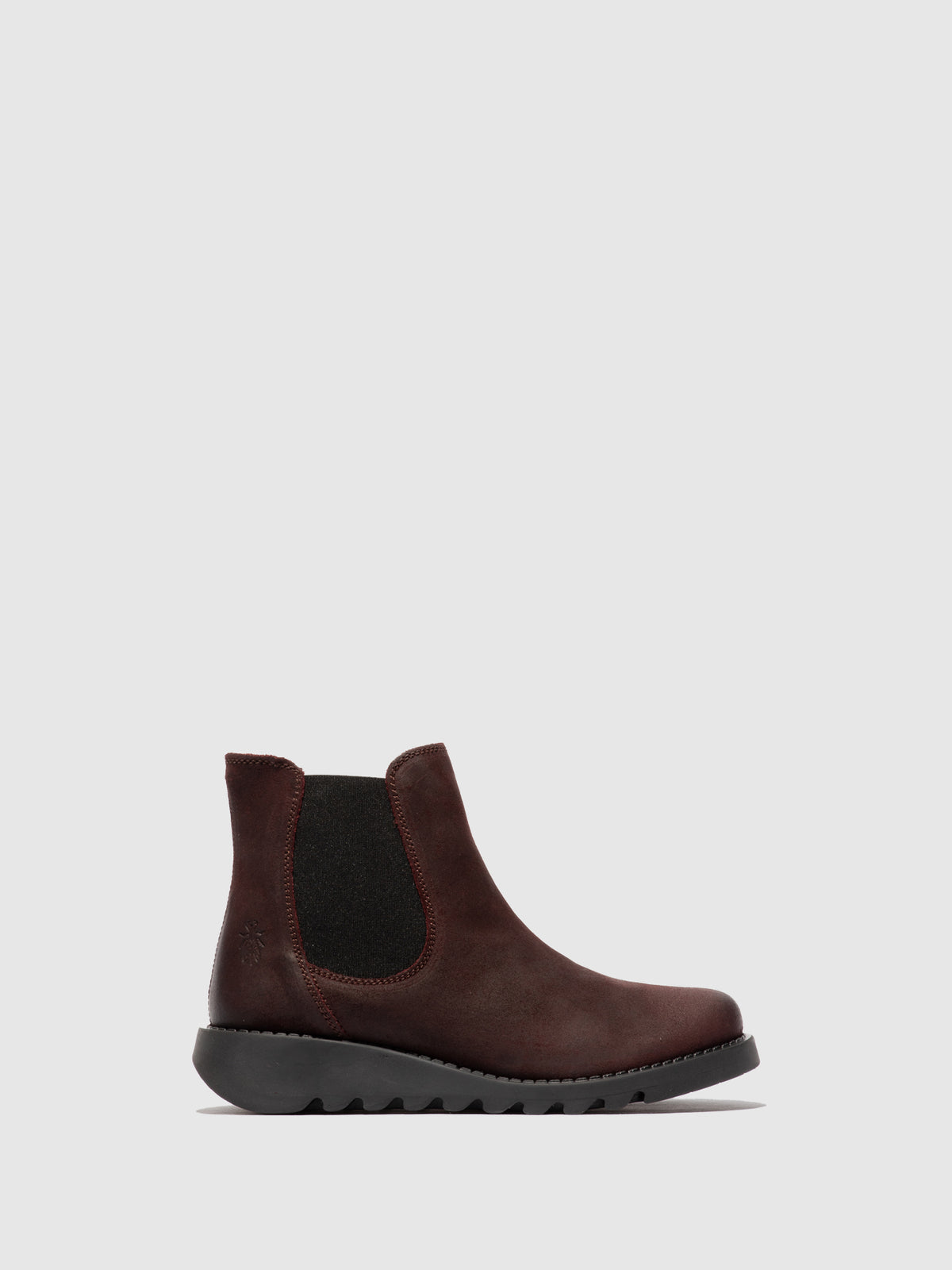Botins em camurça FLY London SALV bordô