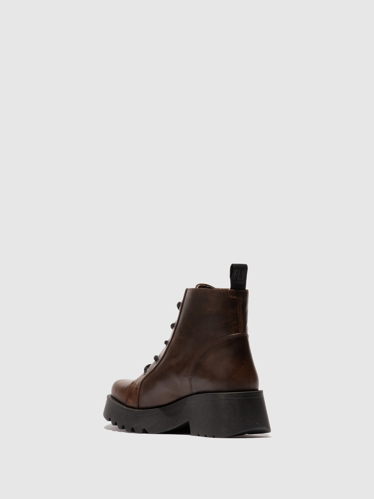 Botins em pele FLY London METZ castanho-escuro