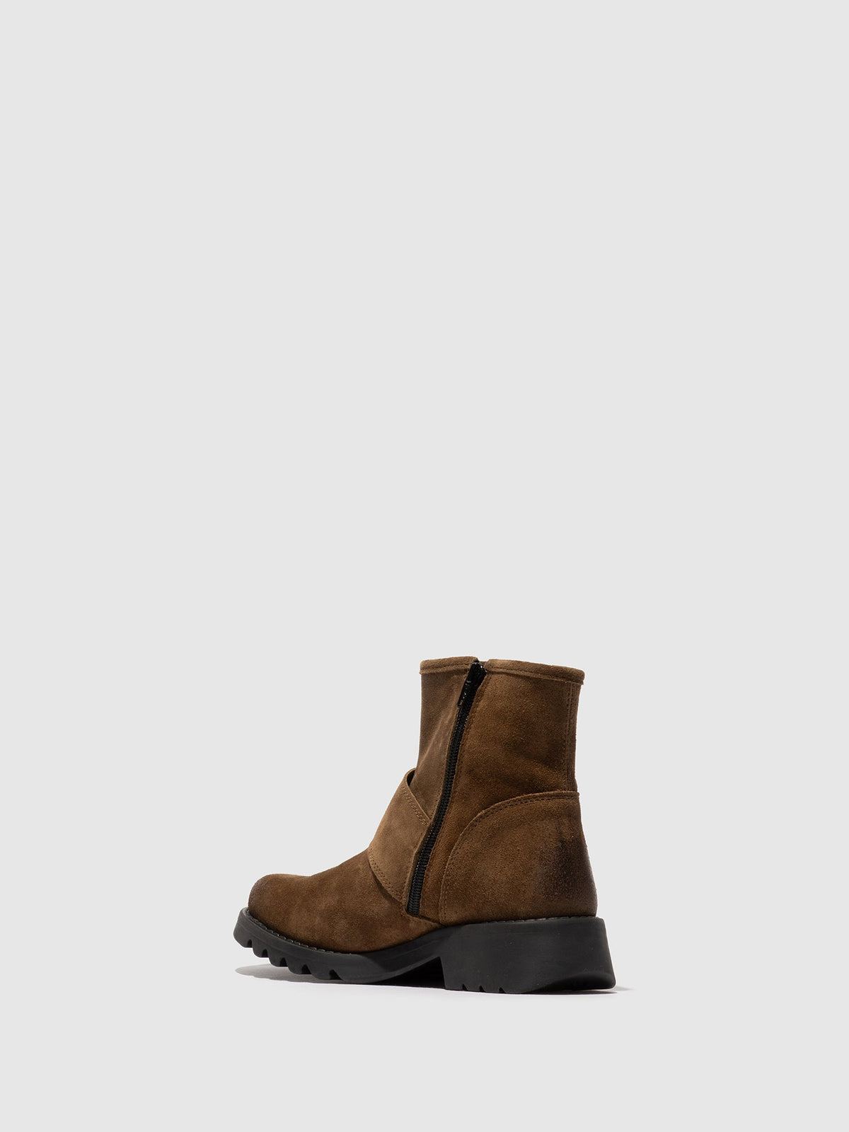 Botins com fivela em pele FLY London RILY elephant