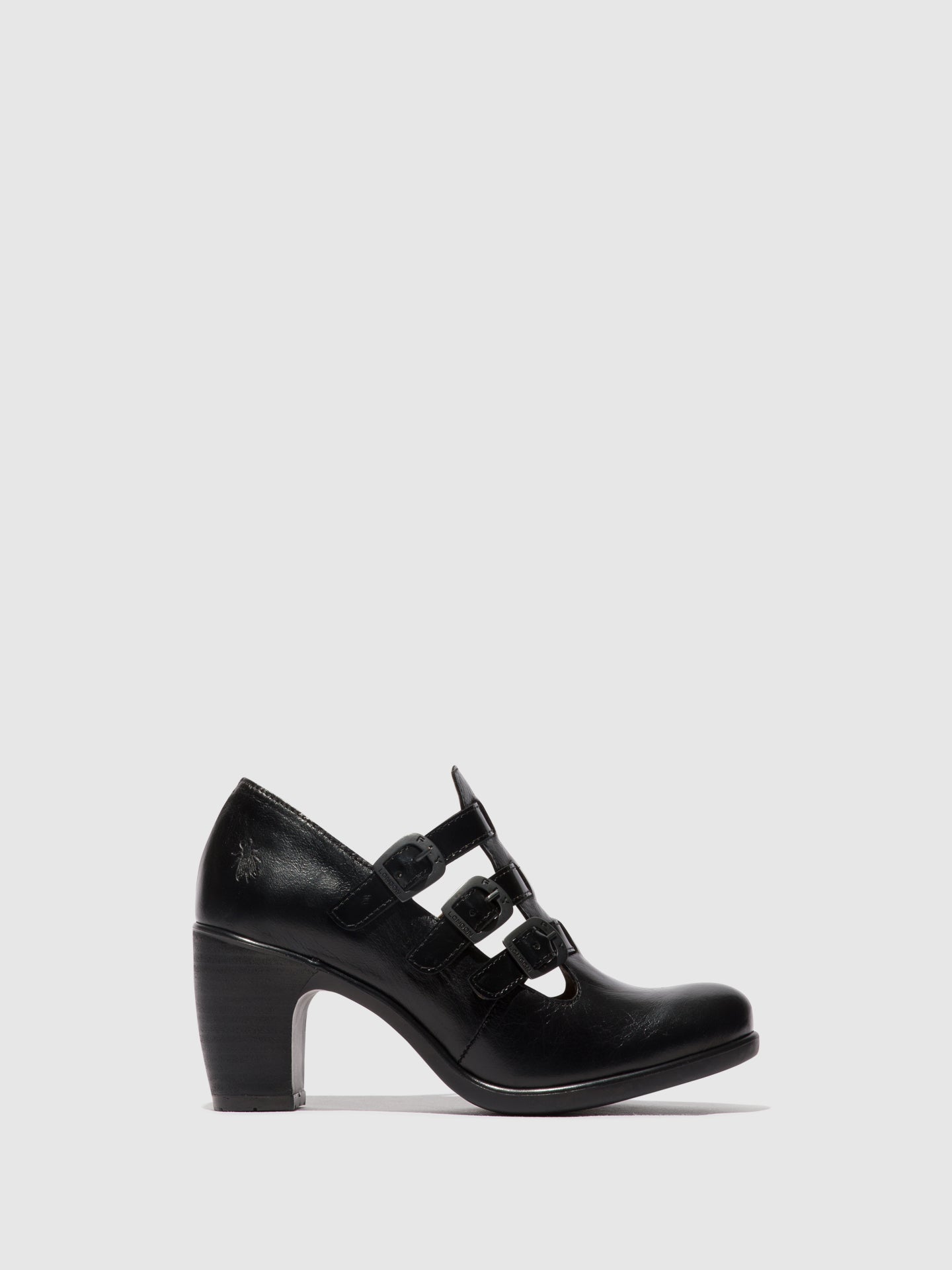 Sapatos em pele FLY London KACY preto