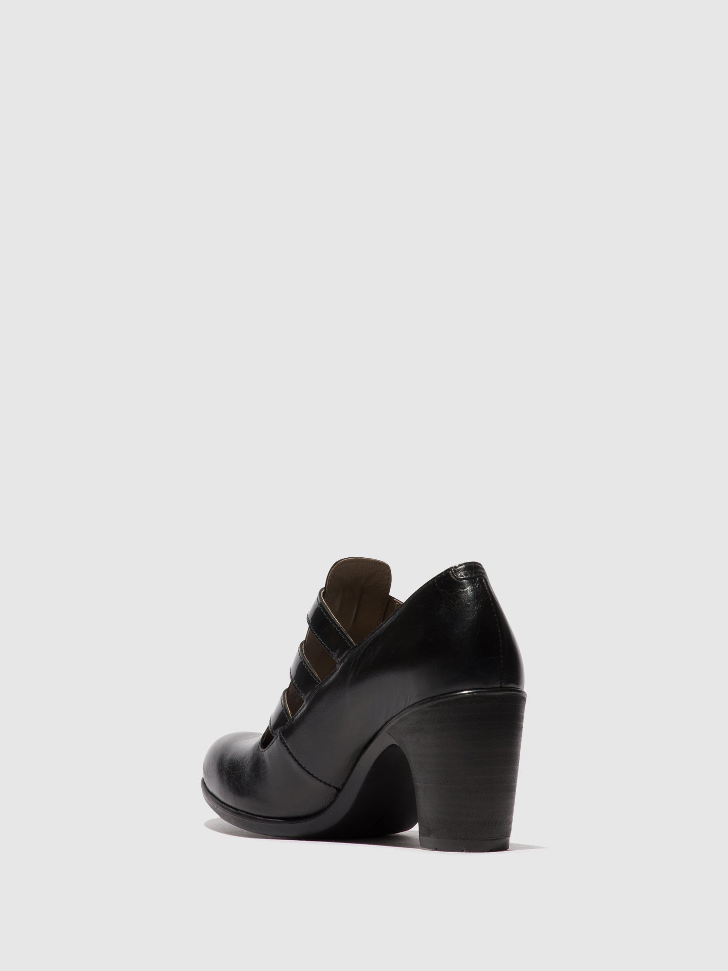 Sapatos em pele FLY London KACY preto