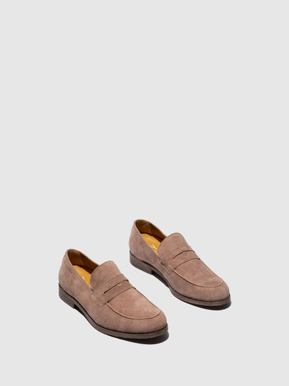 Mocassins clássicos em pele e ganga FLY London CHUV nude