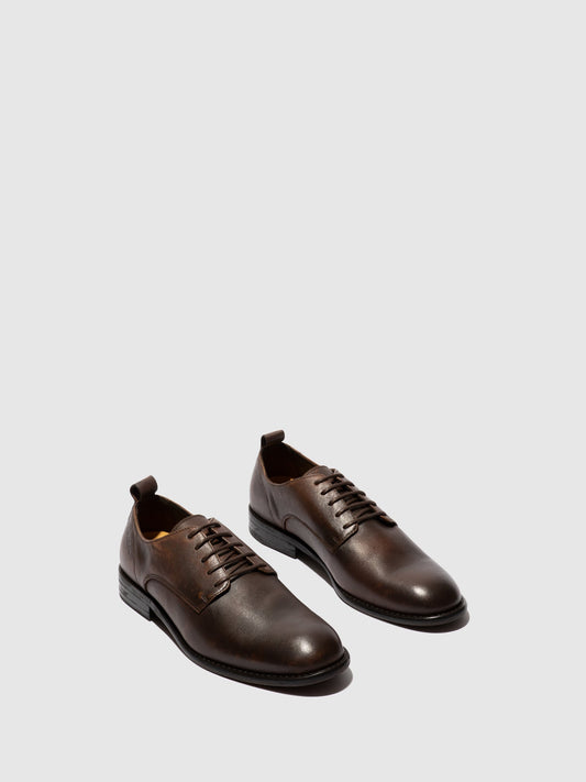 Sapatos em pele FLY London WAZU camel